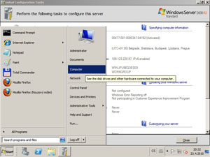 WWW.TVUJWEB.CZ - Nápověda<br>VPS - Virtuální privátní servery na technologii VMware ESXi<br> Instalace vmware-tools pro Windows 2008
