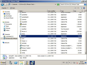WWW.TVUJWEB.CZ - Nápověda<br>VPS - Virtuální privátní servery na technologii VMware ESXi<br> Instalace vmware-tools pro Windows 2008